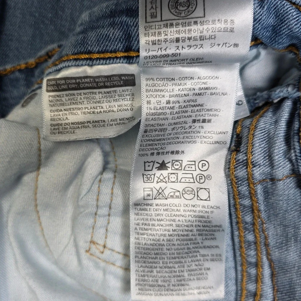 Levis 505 Regular Fit Jeans Men's Size 38x30 Bkue Medium Wash Straight Leg Denim
